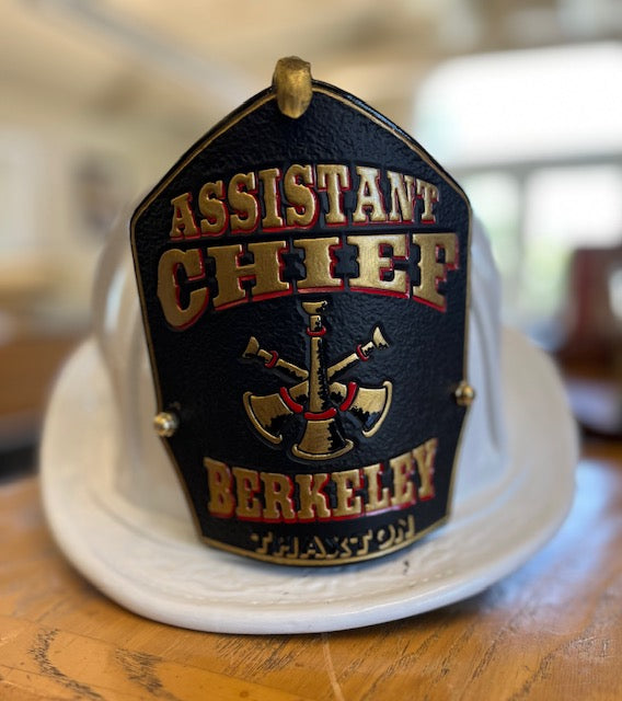 Chief Shield (Floating Text) - Traditional Helmet Shapes